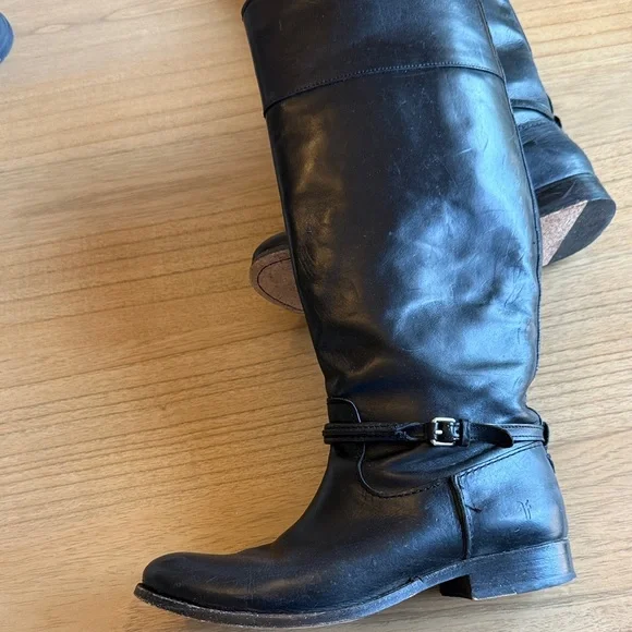 Frye Leather Knee-High Boots - Picture 2 of 3